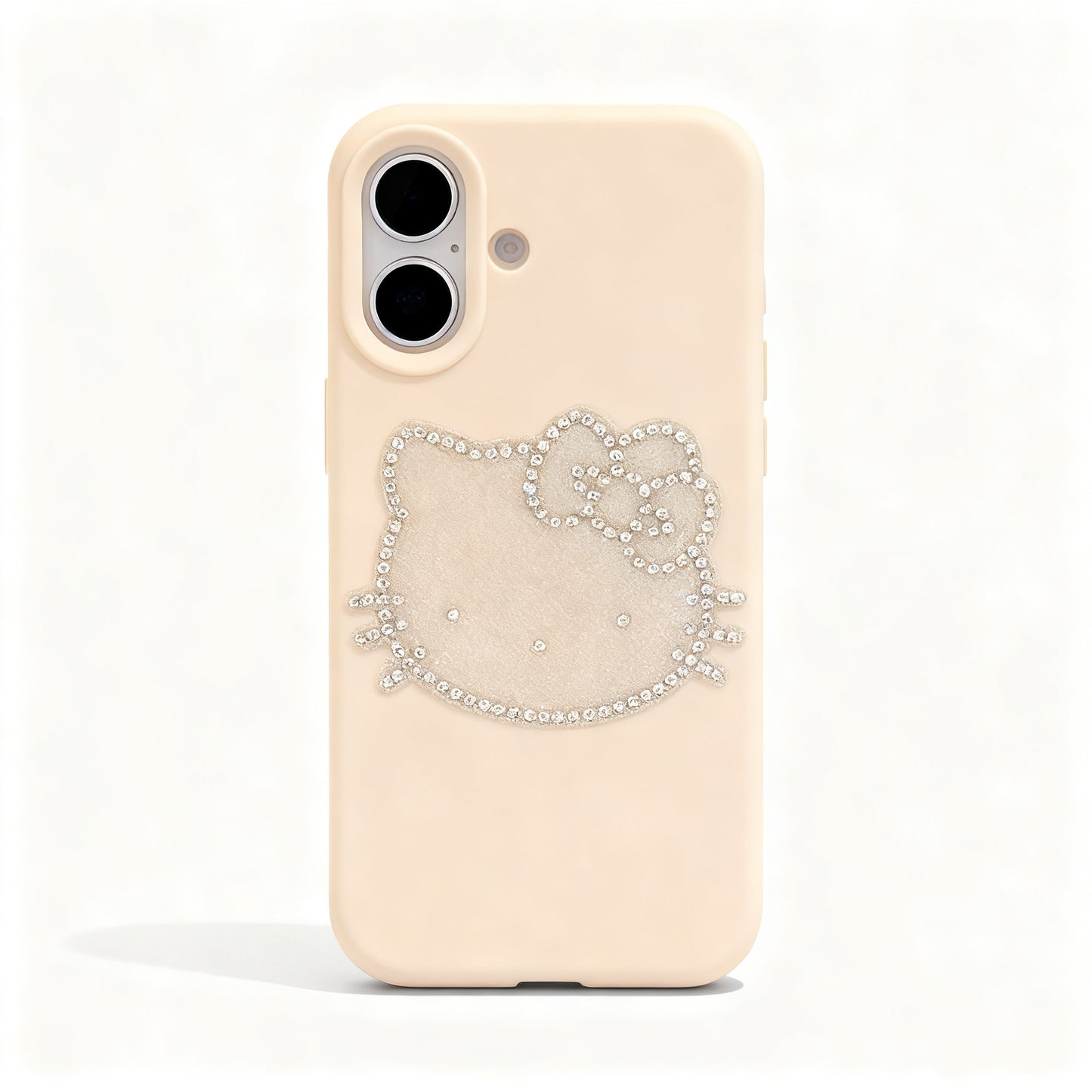 Pink Cat Glitter Shockproof Phone Case for iPhone