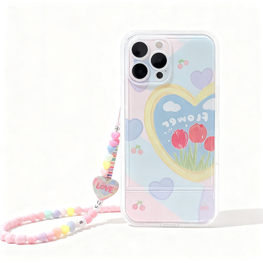 Vintage Oil Painting Glossy Phone Case for iPhone