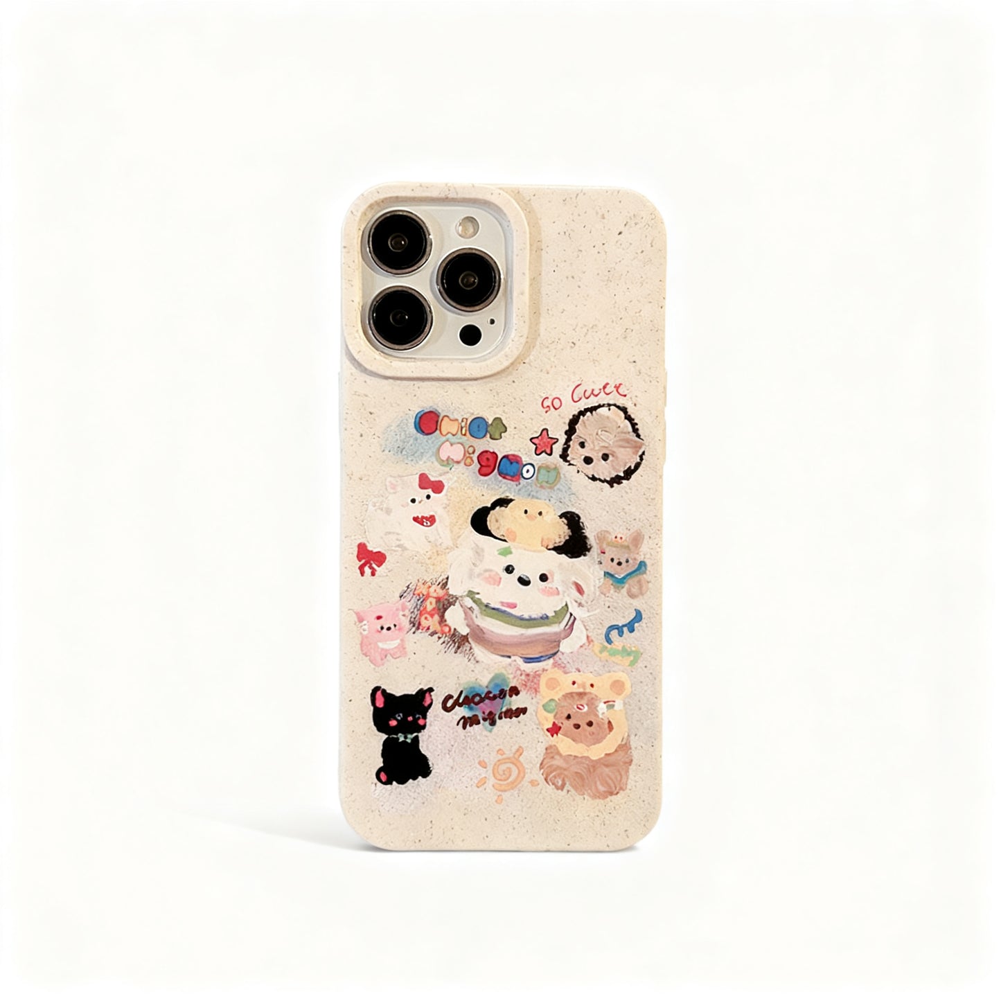 Cute Animal Cartoon Soft Phone Case for iPhone