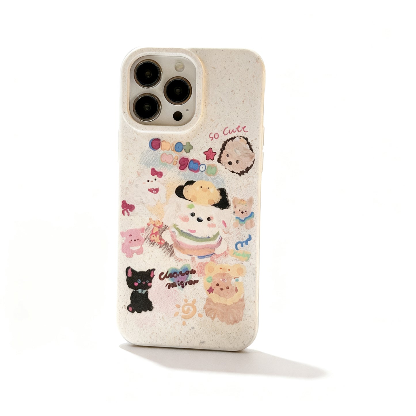 Cute Animal Cartoon Soft Phone Case for iPhone