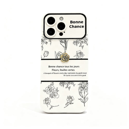 Pink Camellia Rose Soft Phone Case for iPhone