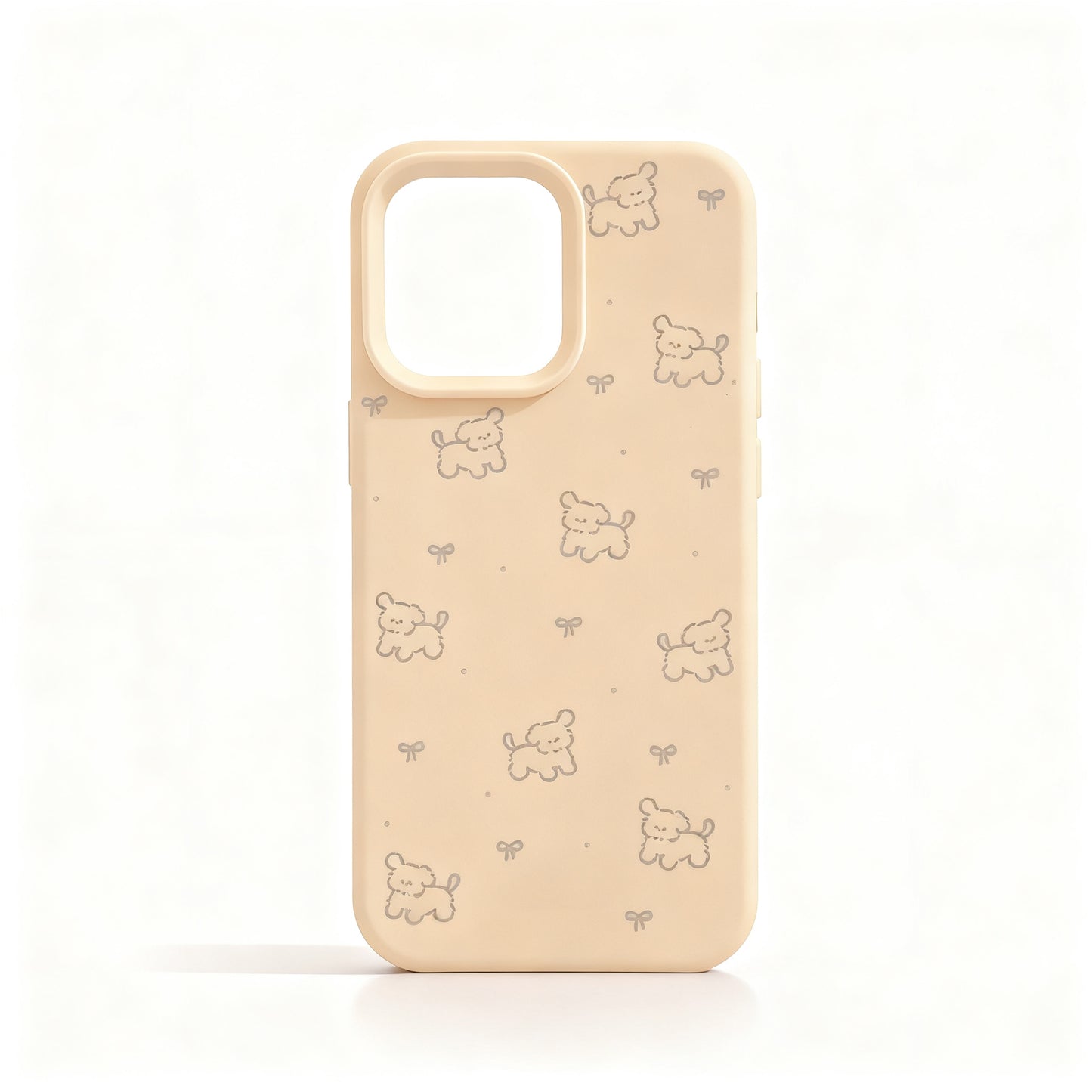 Cute Dog Print Soft Phone Case for iPhone
