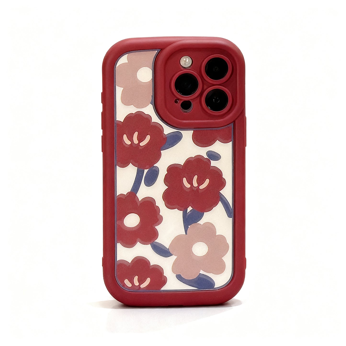 Vintage Floral Soft Phone Case for iPhone