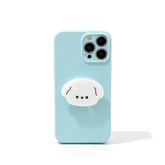 Cute Dog Design Stand Phone Case for iPhone